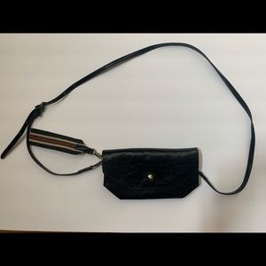 Anthropologie leather crossbody purse